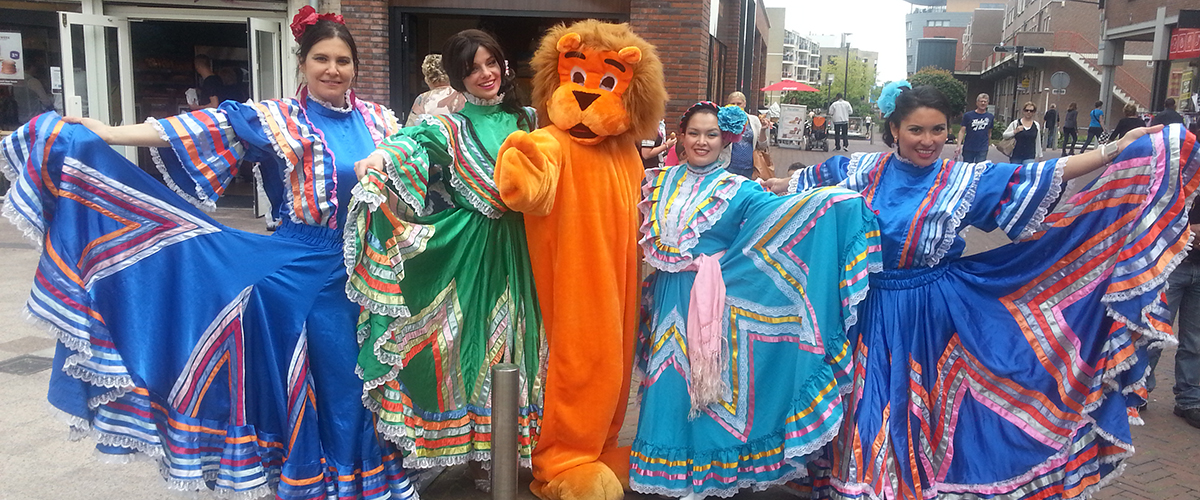 Mariachis en danseressen