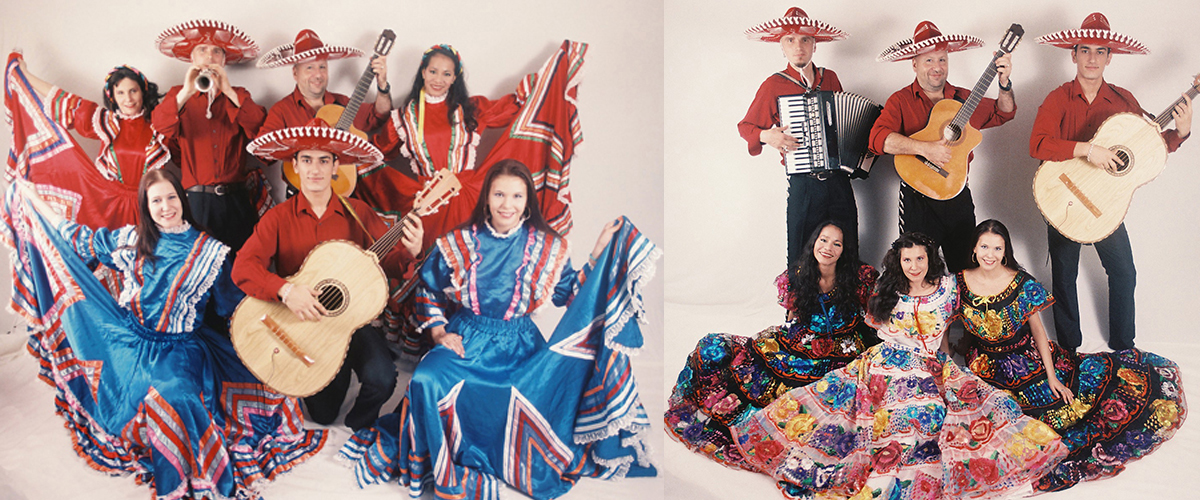 Authentieke Mexicaanse dansgroep